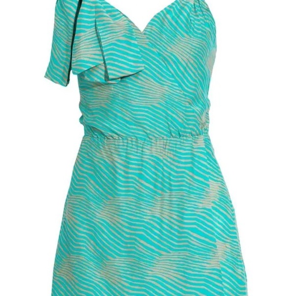 VIX PAULA HERMANNY 
Lyssa Wrap-Effect Printed Crepe De Chine Mini Dress (D11) - Picture 6 of 10